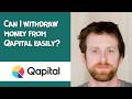 Can I withdraw money from Qapital easily