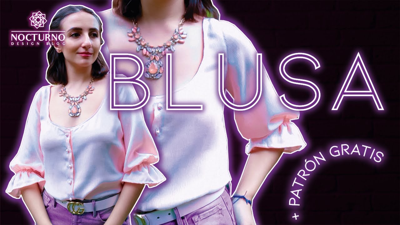 DIY BLUSA MANGA BOMBACHA + PATRÓN GRATIS EN PDF