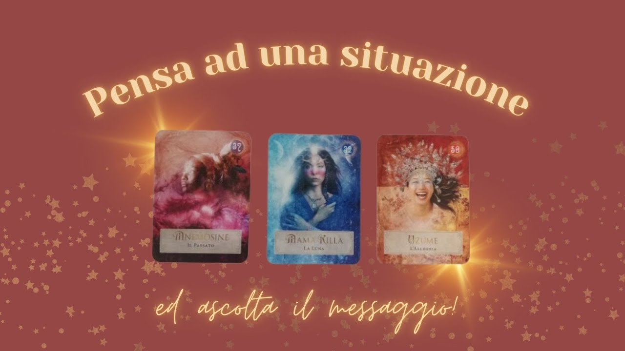 Pensa a una situazione ed ascolta il messaggio 🤔💭 Tarocchi Interattivi 🧿🧿🧿