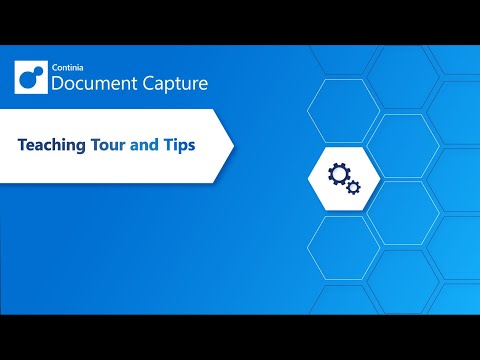 Get a good start with Continia Document Capture (Teaching Tour and Tips)