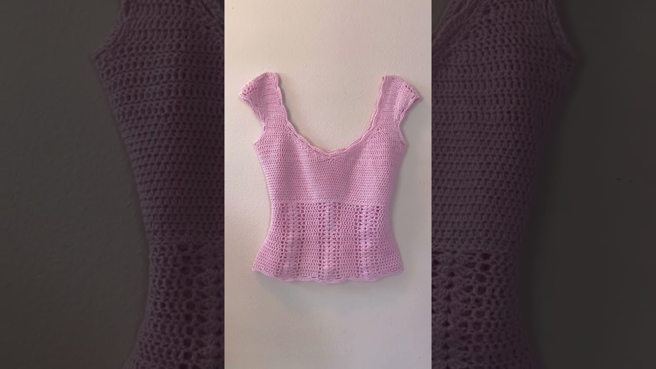 Crochet Dolly top pattern🎀 releasing early October 