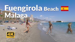 Fuengirola Beach 4K Costa del Sol Málaga Spain 🇪🇸