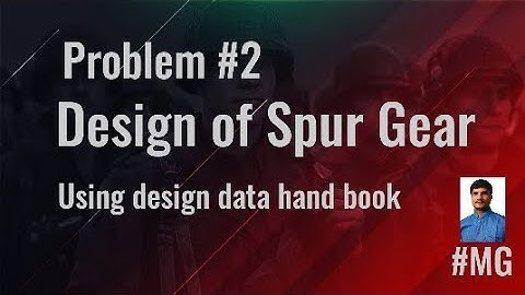 Design of Spur Gear ⚙️ | Design of helical gears | Design of machine elements 2 |Design of gears