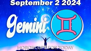 ❎ YOU WILL BE UNSTOPPABLE TODAY 💪daily horoscope 👀 horoscope for today GEMINI SEPTEMBER 2 2024 ✅♊️