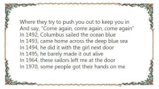 Counting Crows - 1492 Lyrics