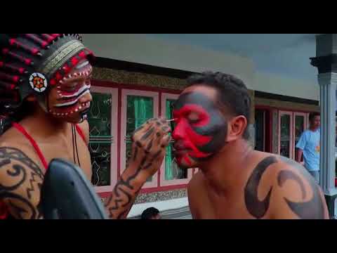 Proses make  up  karnaval  Dayak warama 2019 HD YouTube