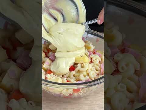 Dejé de comer ensalada de repollo… ¡La mejor ensalada de pasta que he probado!