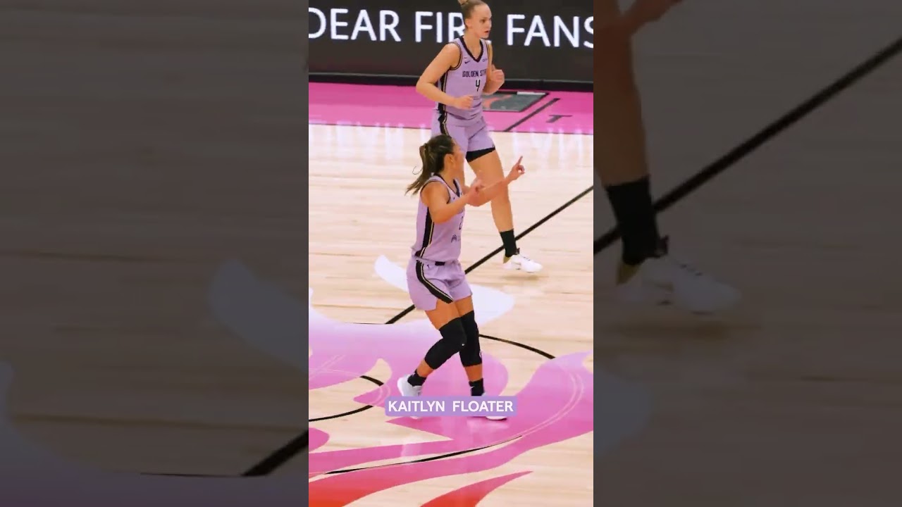 Kaitlyn Floater😳#goldenstatevalkyries #wnba #shorts