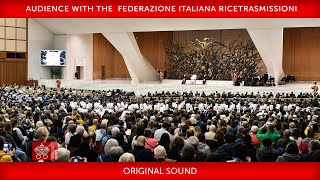 26 March 2022 Audience with the Federazione Italiana Ricetrasmissioni Pope Francis 26 March 2022 Audience with the Federazione Italiana Ricetrasmissioni Pope Francis