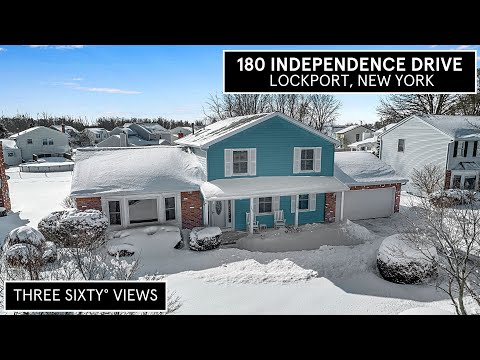 180 Independence Dr, Lockport, NY home video tour