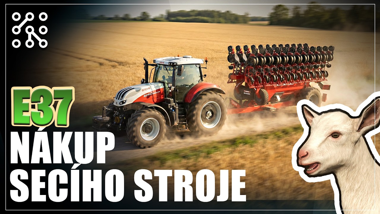 Vybírám nový secí stroj | Farming Simulator 25 | HORI volant | Lets play | Česky