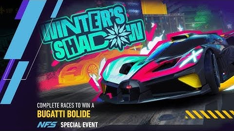 BUGATTI BOLIDE DAY 7  - NFS: NO LIMITS