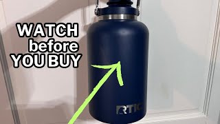 My honest review of RTIC 1 Gallon Outback Jug, Stainless Steel