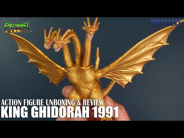 バンダイ　ビッグゴモラ King Ghidorah 1991 | Bandai Godziburst DX Action Figure Unboxing