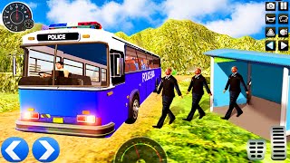 Off road Police Bus Mountain Drive Simulator 3D - OffRoad Transport - Best Android GamePlay screenshot 4