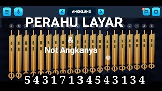 TUTORIAL ANGKLUNG - Perahu Layar | Not Angka ( Lagu Jawa ) screenshot 2