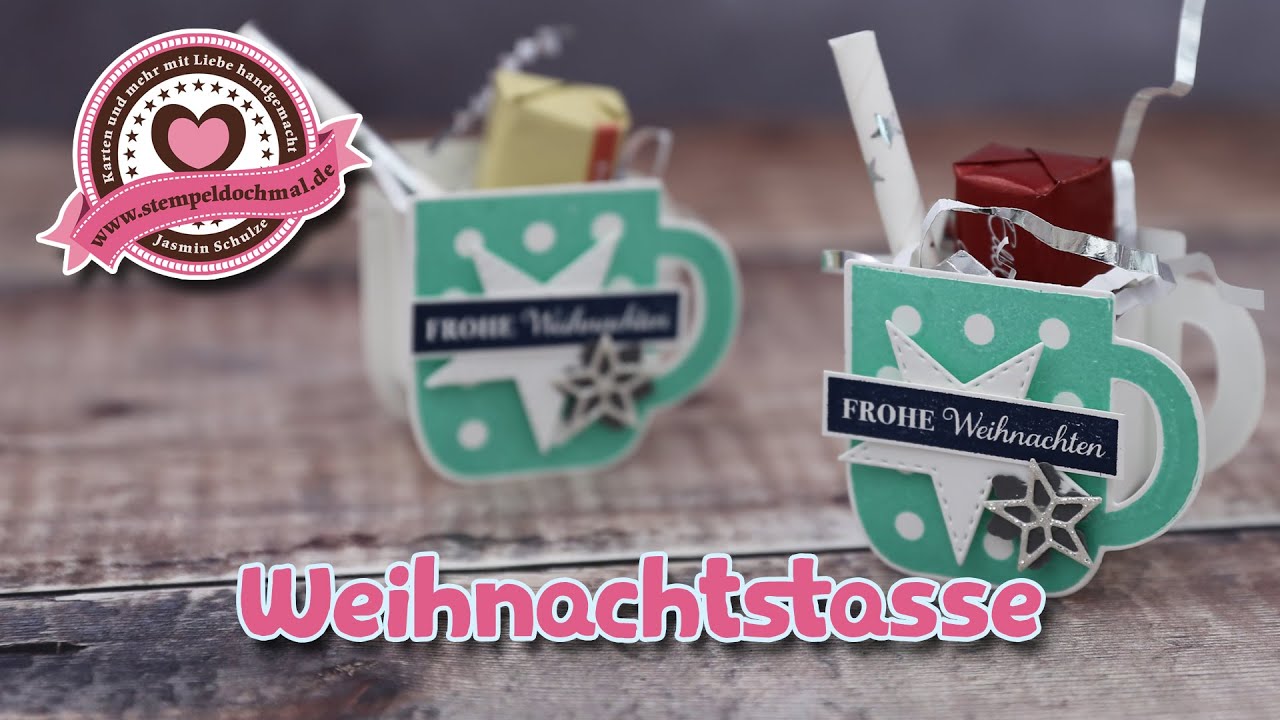 Tutorial: Weihnachtstasse mit Produkten von Stampin' Up!