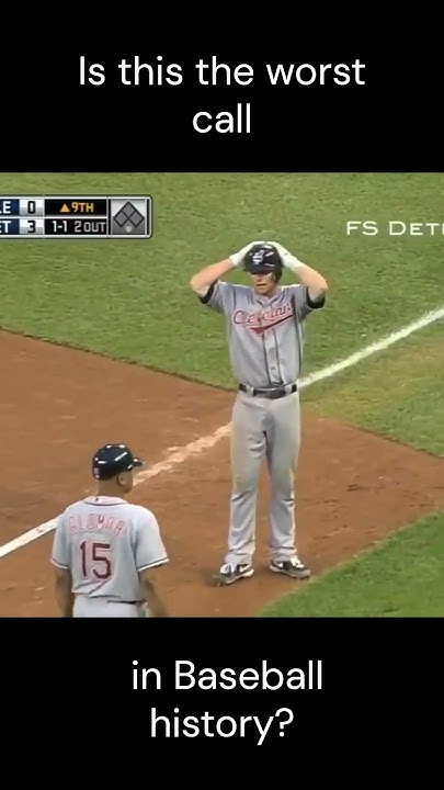 image of Is this the worst call in Baseball history? - YouTube
