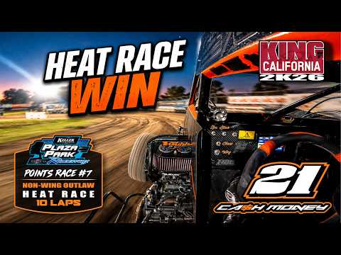 Plaza Park Raceway 7/31/26 | Points Race #7 Heat Race | GoPro #21 Cash Lovenburg (Heat Race Win!)