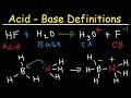 Conjugate Acid Base Pairs, Arrhenius, Bronsted Lowry and ...