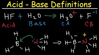 Conjugate Acid Base Pairs, Arrhenius, Bronsted Lowry and Lewis Definition - Chemistry screenshot 3