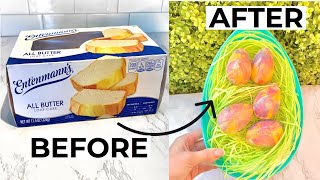 Famous Turning $3 Grocery Store Cake into Easter Egg Cake Bombs! Wealth