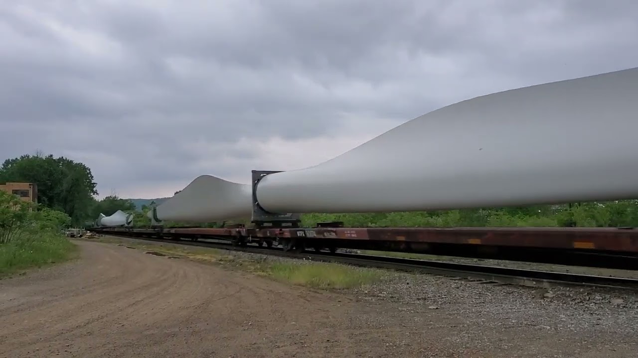Windmill Blades on the Buffalo & Pittsburgh