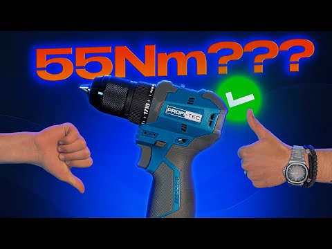 Акумуляторний шуруповерт PROFI-TEC PPCD5516 (2×PPT1620 (2.0 Аг), зарядний пристрій), видео 1