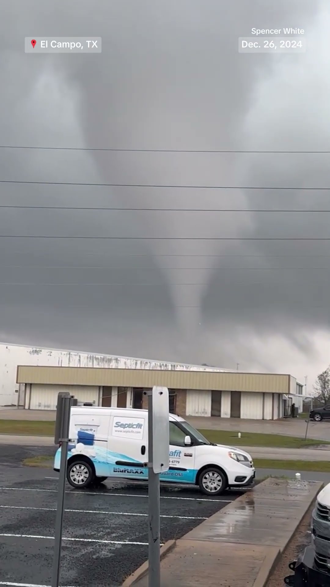 Tornadoes spotted across Texas the day after Christmas