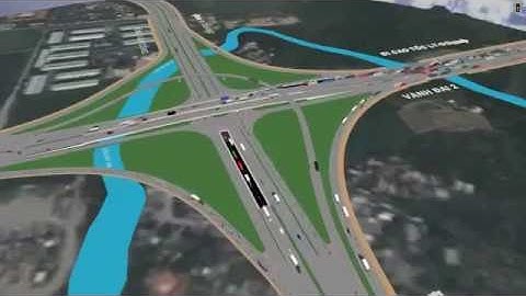 Phối cảnh nút giao thong Mỹ Thủy