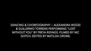 Alexandra Wood & Guillermo Torrens Dancing To Freya Ridings Lost Without You Before Lockdown