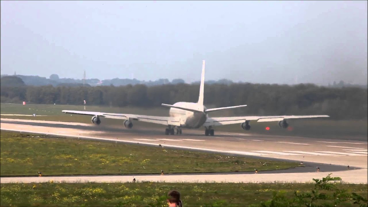 The legendary Boeing 707 ! Touch & Go, Depature, Landing - YouTube