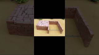 Diy Fireproof home construction Project | Mini Bricks