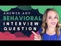 Behavioral Interview Strategies Quiz