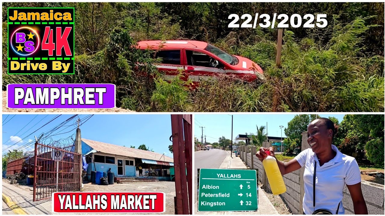 YALLAHS MARKET OPEN Motor Vehicle Incidente In Pamphret ST THOMAS JAMAICA