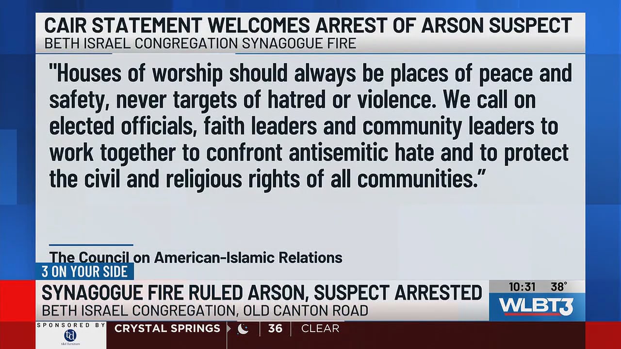 Government and religious leaders speak out against Beth Israel attack WLBT NBC