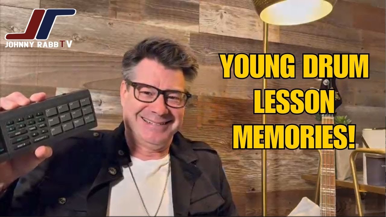 YOUNG DRUM LESSON MEMORIES !! Johnny Rabb TV