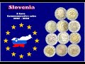 2 euro coins slovenia  commemorative coins  complete collection