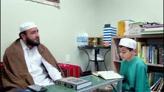 9 YEAR OLD KID IN TRAINING | AMAZING TEACHING STYLE OF QURAN | QARI HASHIM #quranrecitation #quran