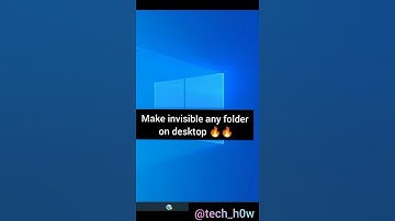 Make invisible any folder on your pc 😱🤯😱🤯 | #shorts #ytshorts #amazing #hide
