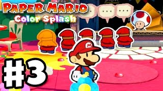 Paper Mario: Color Splash - Gameplay Walkthrough Part 3 - Ruddy Road! (Nintendo Wii U)