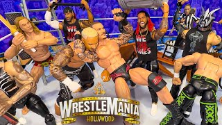 Usos vs Rk-Bro vs DX vs Darby Allin \& Willow Action Figure Match! WrestleMania Hollywood