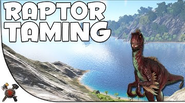 RAPTOR TAMING/MAP EXPLORING - Modded Ark Survival Evolved Valhalla Primitive PVP Server (S5P2)