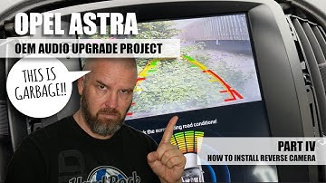 How To install reverse camera - OEM audio upgrade project