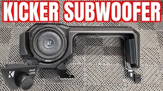 2022 Chevy Silverado  Kicker Subwoofer + Bass Controller Install