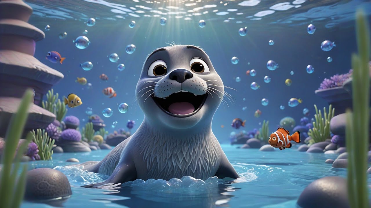 The Sleepy Seal’s Ocean Nap – Nursery Rhymes Songs for Kids 🦭💤