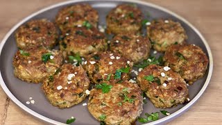 So leckere Frikadellen hast Du noch nie gegessen! Thunfischfrikadellen Eiweißbombe! schnell & saftig