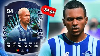 94 TOTS Moments Nani is BROKEN on FC 24! ⚡ EA FC 24 Player Review