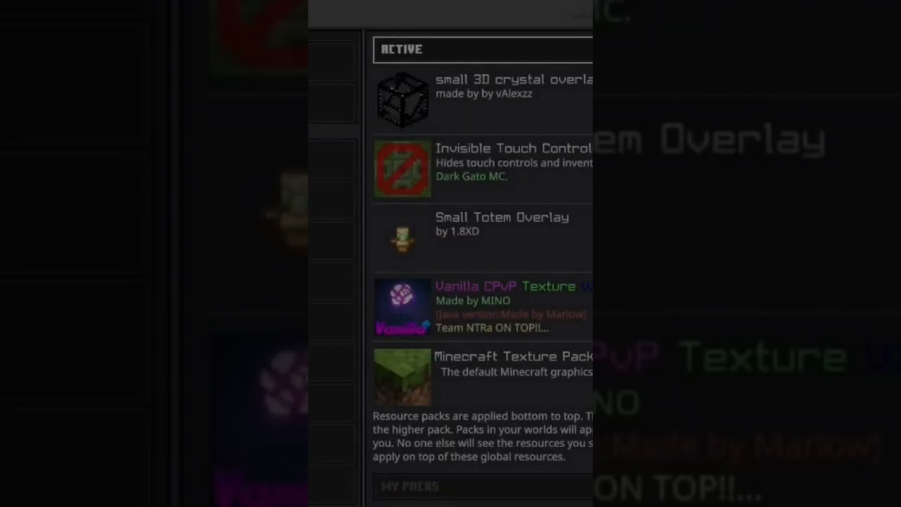 Textura PVP Minecraft bedrock 