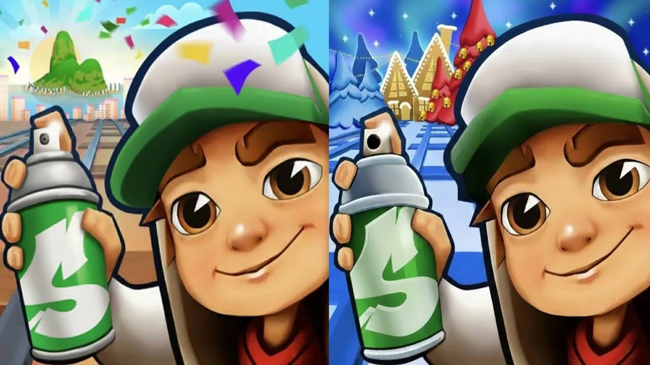 Subway Surfers : North Pole 2025 🆚 Rio Carnival 2025 Map Comparison 